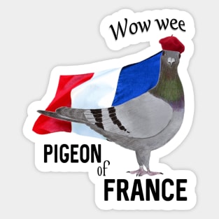 Pigeon of France Sticker